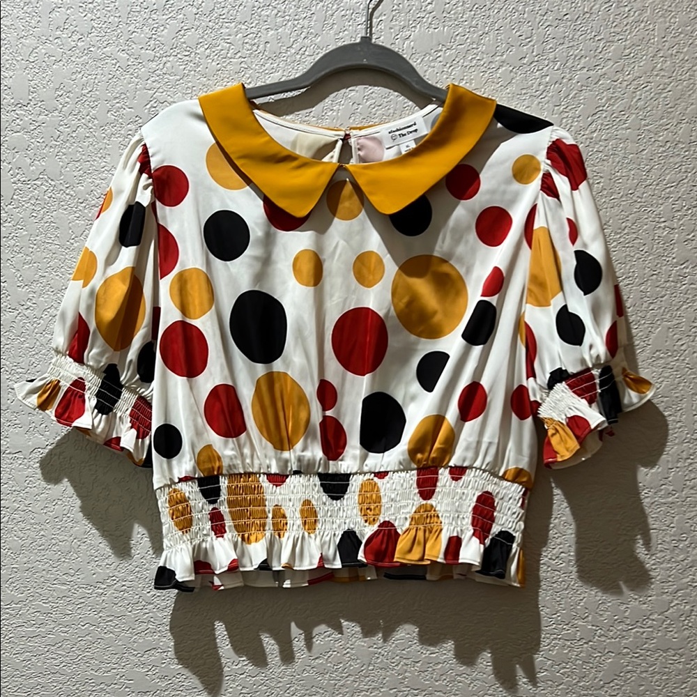 Afashionnerd The Drop Top with Peter Pan Collar Size XL-NWT